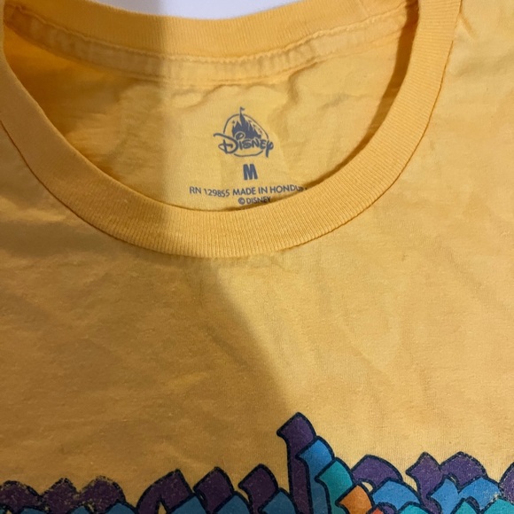 Disneyland Resort parks yellow medium short sleeve retro - Picture 3 of 3